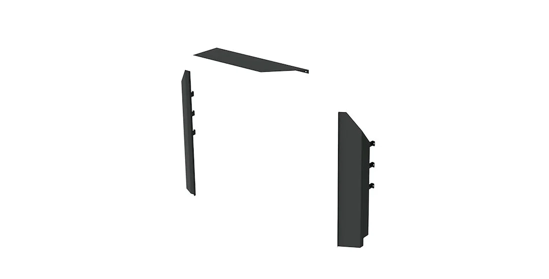 027807KP – MASTERACK Bulkhead Divider Wing, For Use With Masterack 027083KP/ 027084KP/ 027086KP/ 027087KP And 027088K...